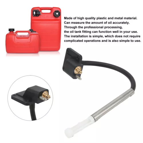 Boat Marine Fuel Tank Connector Fitting With Fuel Meter for Outboard Engine - Picture 5 of 15