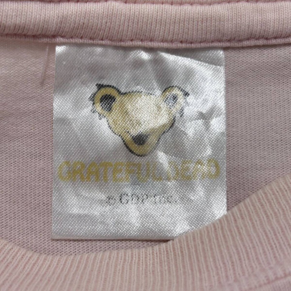 Grateful Dead Bear Rainbow Band TShirt Short Sleeve Crew Neck American