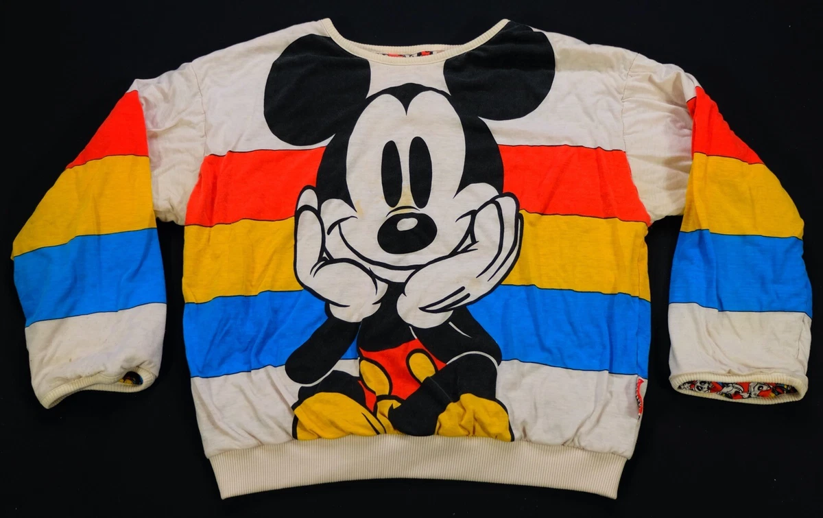 Mickey mouse hotsell reversible sweatshirt