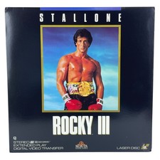 Rocky III LaserDisc 1982 Action Drama MGM/UA Sylvester Stallone Mr. T