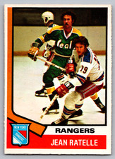1974-75 O-Pee-Chee #145 Jean Ratelle New York Rangers