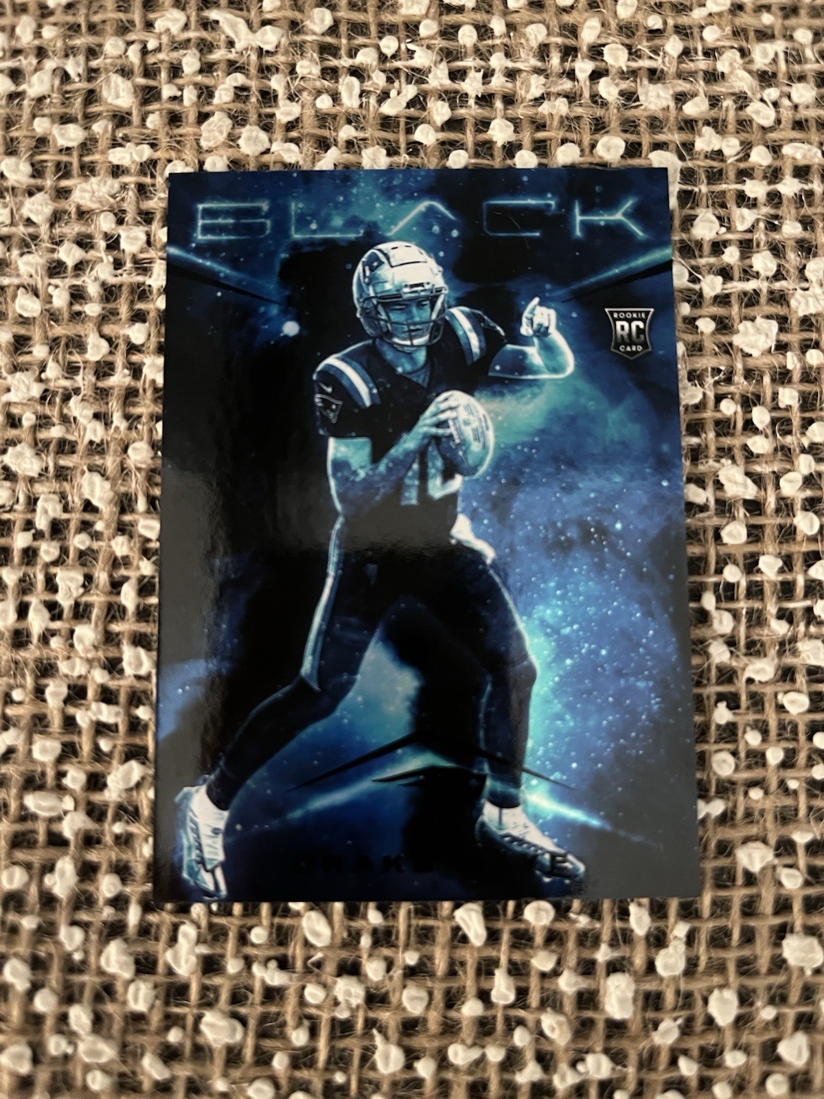 2024 Panini Black Drake Maye Smoke Screen RC Case Hit SP