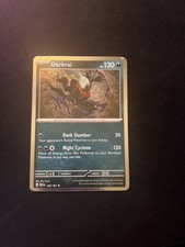 Darkrai 136/197 Ossidiana Fiamme Cosmos Holo Promo Carta Pokemon Quasi Nuova
