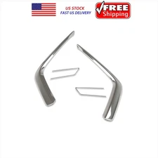 Fit For Lexus New TX TX350 2024 2025 Front Fog Light Lamp Cover Trims Silver