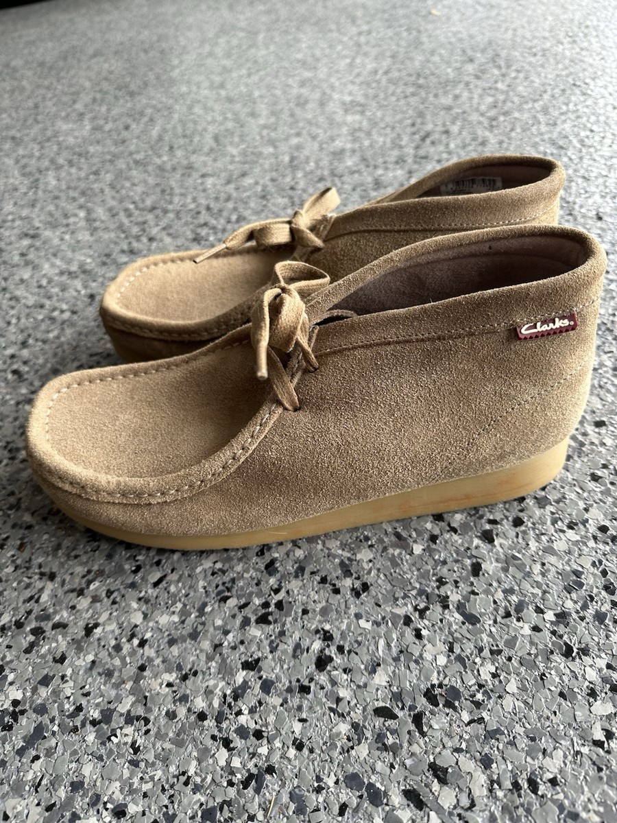 CLARKS Men\'s Stinson Hi Chukka Boot Taupe Distressed Suede 9 M US BRAND NEW Clarks Men main image 4