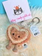 Jellycat Jellyfest Schönherz Gingerbread Keyring Bag Charm Berlin Exclusive BNWT