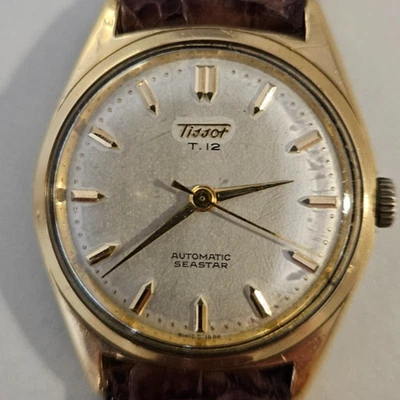 Vintage Herrenuhr TISSOT Seastar T12 Primaserie 1950 28.5R-21 17J Automatik - Bild 1 von 4