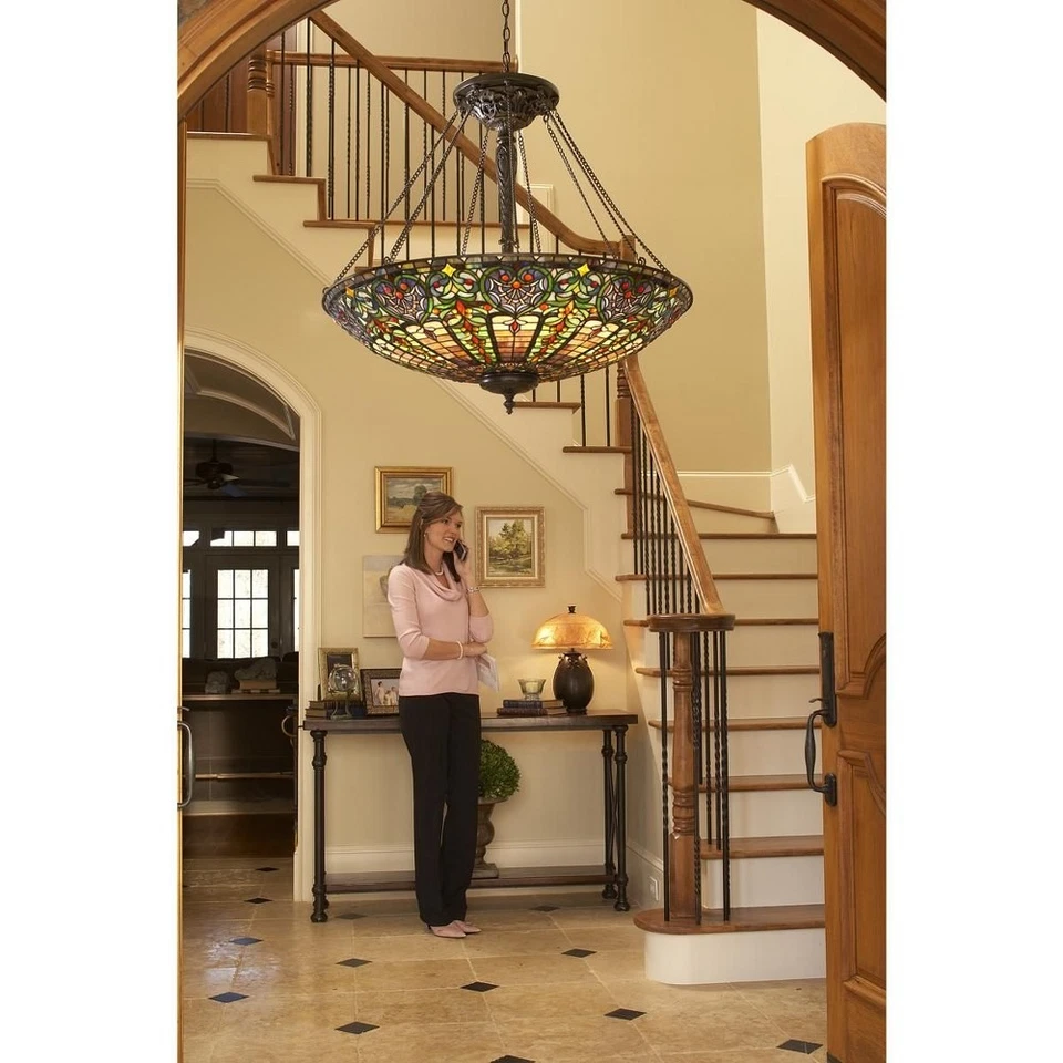 Glenhaven - Lámpara de mesa de 2 luces Lámpara de mesa Quoizel Lighting QJ6781TR Foto 3 de 4