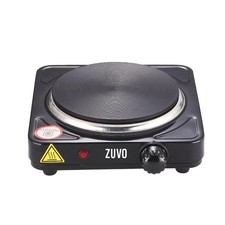 Zuvo 1500W Single Hot Plate Portable Electric Hob with Adjustable Thermostat