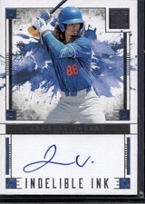 2025 Panini Impeccable #IND-JV Joendry Vargas Indelible Ink #/35