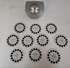 View Master Lighted Viewer Model H  10 Reels Walt Disney Jungle Book Cinderella