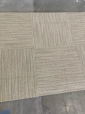 Carpet Tiles 24 X 24 Brown Tan Gray Stripe Level Loop