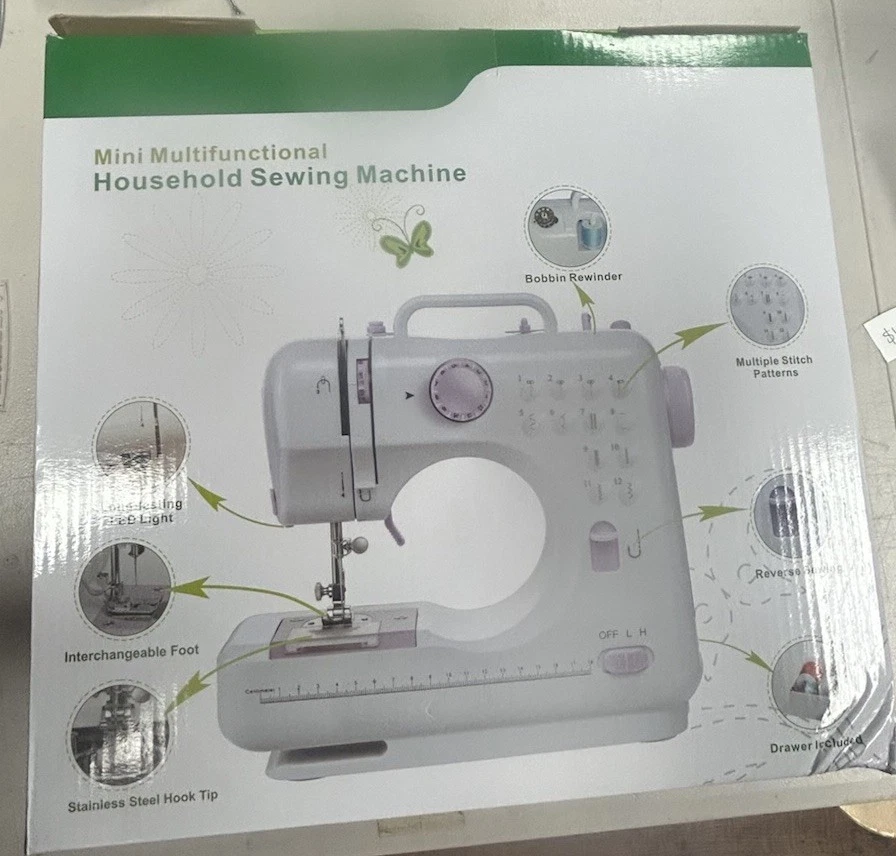 NÄHMASCHINE MULTIFUNKTIONAL UFR-505 12 STICHMUSTER - Bild 2 von 4