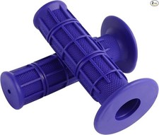 Universal 22mm 7/8" Non-Slip Rubber Motorcycle Handlebar Grips for Off-blue