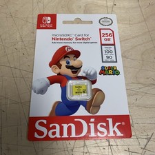 SanDisk MicroSDXC Card For Nintendo Switch 256gb New Sealed