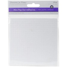 576 White Micro Foam Squares .2" High-Tack Dual-Sided Crafting Pop Dots