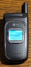 LG C1500 - Gray and Silver  Cingular  Very Rare Cellular Flip Phone