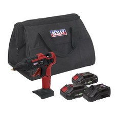 Sealey CP20VGGKIT Cordless Glue Gun Kit 20V - 2 Batteries