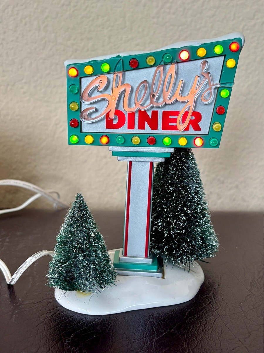 Department 56 Snow Village Shelly's Diner Retiring 55008 Retired