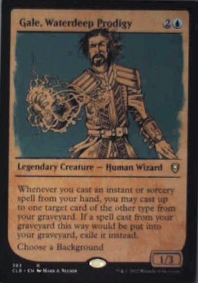 Gale, Waterdeep Prodigy (Showcase): #383, Magic: The Gathering Nm C316
