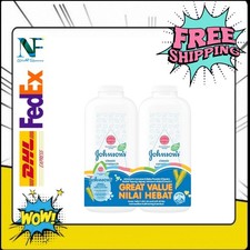 2x 500gx2 Johnson's Baby Powder Regular Scent Natural Silky Soft Skin