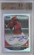 2013 Bowman Draft Chrome Prospect Refractor Phil Ervin BGS 9.5 GEM MINT Auto g6w