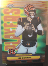 2025 Topps Chrome Power Players Insert Joe Burrow PP-5 Cincinnati Bengals