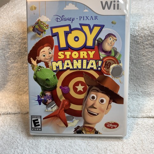 Disney Pixar Toy Story Mania Wii Video Game 3D Glasses & Compete Tested See Pics - Picture 18 of 19