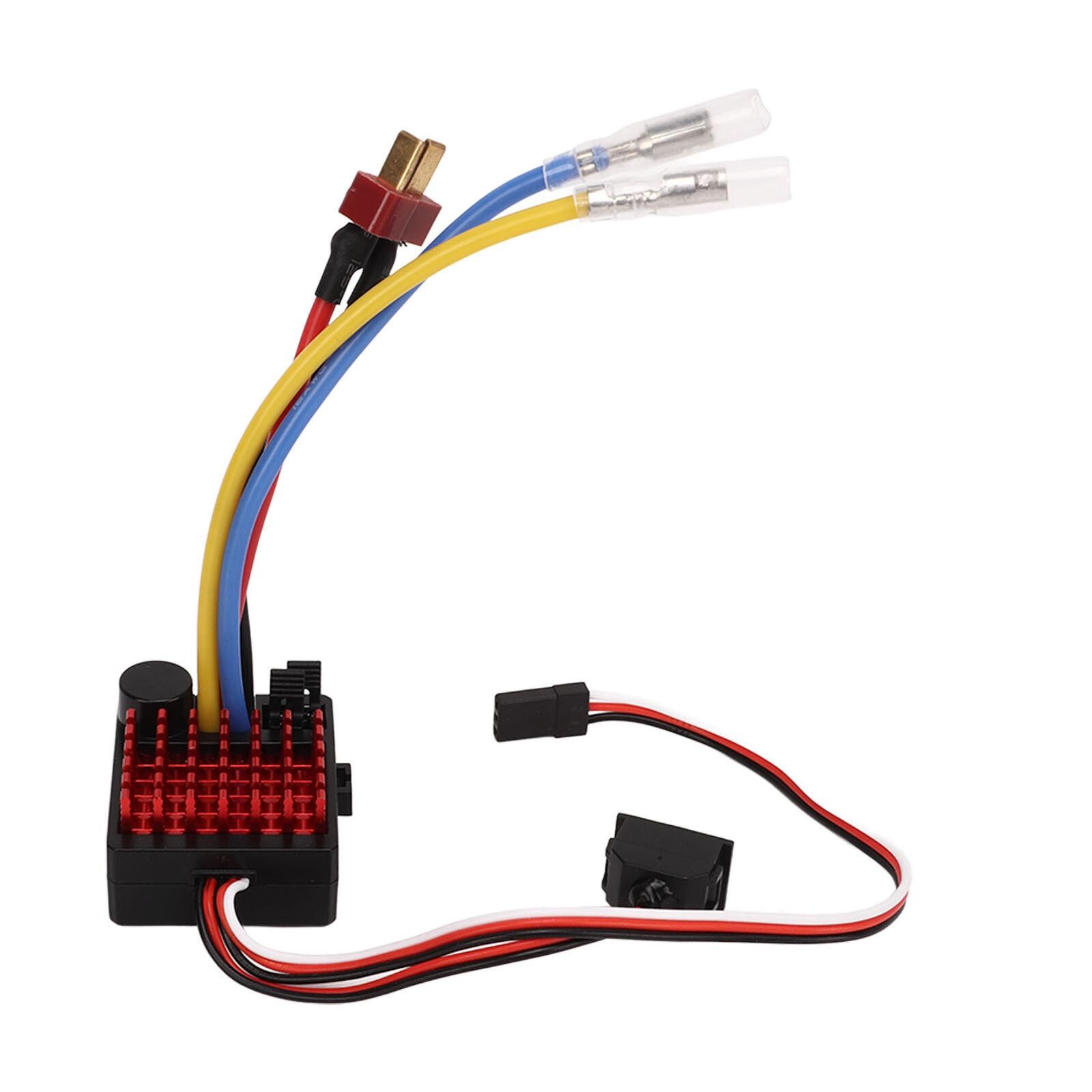 60A Brushed Waterproof RC ESC Electronic Speed Controller for 1/10 RC Car Boat