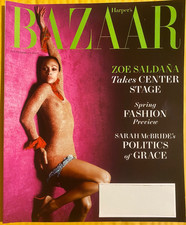 ZOE SALDANA harper's bazaar PAMELA ANDERSON gia coppola ZENDAYA paloma elsesser