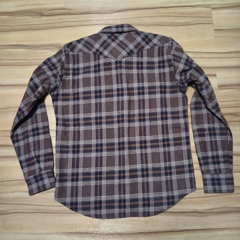 IRON HEART IHSH‑431 UHF Slub Check Western Flannel Shirt Cotton 100% L-XXX Japan - Image 2 of 4