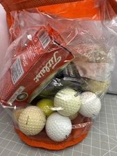 20 Golf Balls NEW/USED Misc. Name Brands & Misc. Items  With Bag