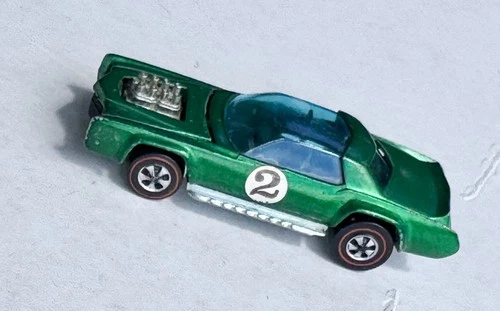 WOW 1971 VGC Sugar Caddy Spoilers Green Color Original Redline HotWheels Cars