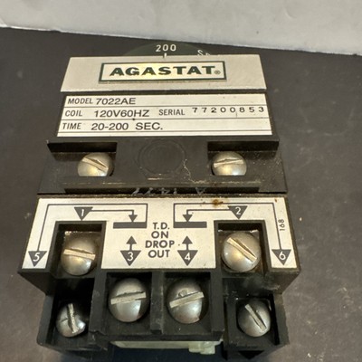 AGASTAT 7022AE 200-200 SEC 