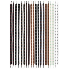 10Pairs Flat Colorful Star Print Shoelace Polyester Shoestrings for Canvas Shoes