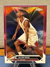 Jalen Rose 2024-25 Topps Chrome Pink Basketball Refractor #194
