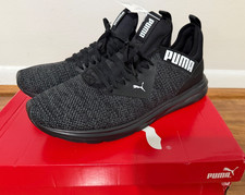 NWT Puma Slip On Sneakers 11 Mens Black Soft Foam Sports