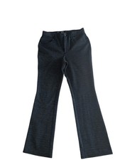 Simply Vera Vera Wang Women Large L Gray Bootcut Ponte Dress Pants Knit Stretch