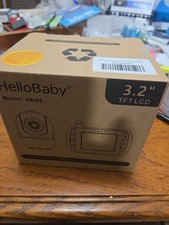 HelloBaby HB65 3.2 inch Baby Monitor with Remote - WHITE,NEW AND SEALED