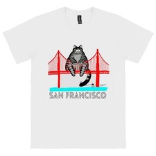 B Kliban Cat San Francisco Hawaii Funny Unisex T Shirt S-5XL