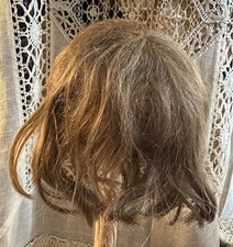 Antique Human Hair Doll Wig Size 10  For Antique Bisque Doll 5599