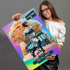 Cody Bellinger New York Yankees MLB Baseball Downtown Poster or Canvas
