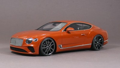 Bentley Continental GT Coupe Flame Orange Alufelgen Umbau 1/18