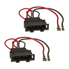 Lautsprecheradapter 2er Set DIN passt für VW Golf Passat Lupo Seat Toledo Ibiza