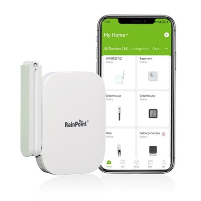 RAINPOINT 2.4GHz Mini WiFi Gateway Hub, App Control, RAINPOINT System Only, Gen2