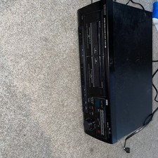 TEAC W-600R Auto Reverse Double Cassette Deck Unit Tested Works