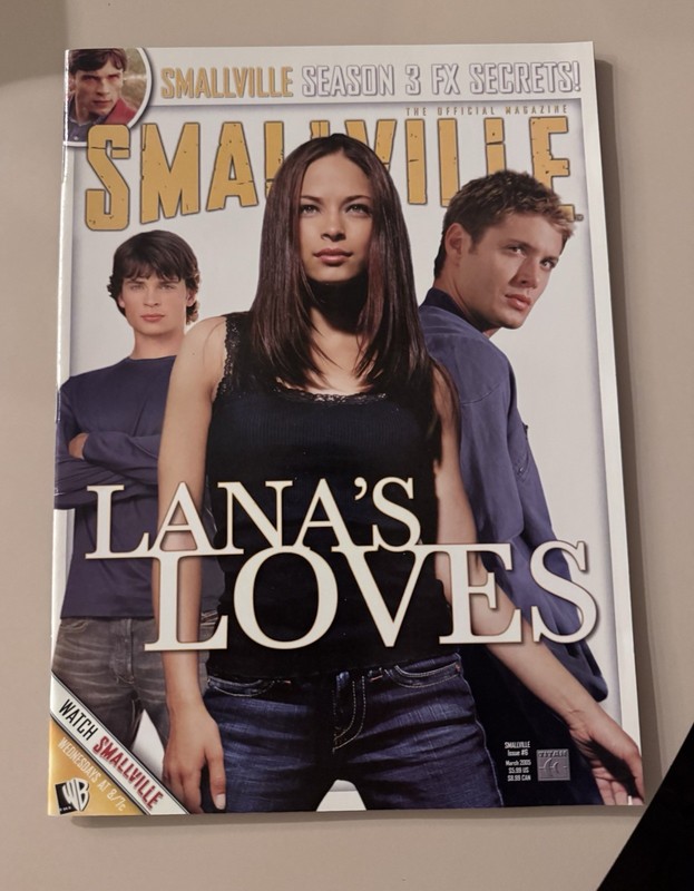 Smallville Magazine #6 Kristin Kreuk Lana Lang Cover Centerfold Jensen Ackles