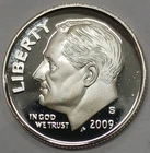 2009-S Silver Proof Roosevelt Dime