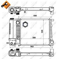NRF 51352 KüHler MotorküHler WasserküHler MotorküHlung