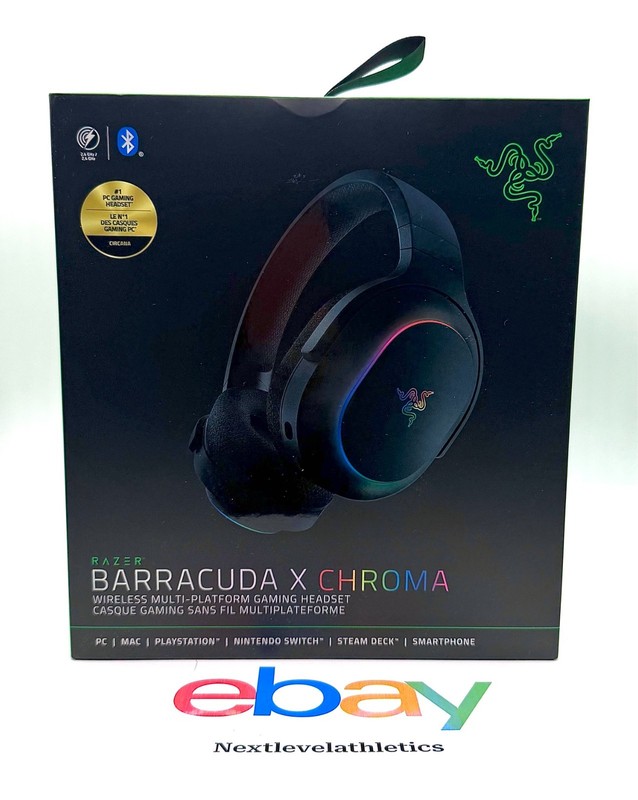 Razer Barracuda X Chroma RGB Black Wireless Gaming Headset - RZ04-05220100-R3M1